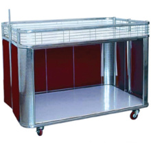 Fashionabl supernarket promotional display stand/Supermarket moveable stacking promotion cage/Metal folding promotional desk